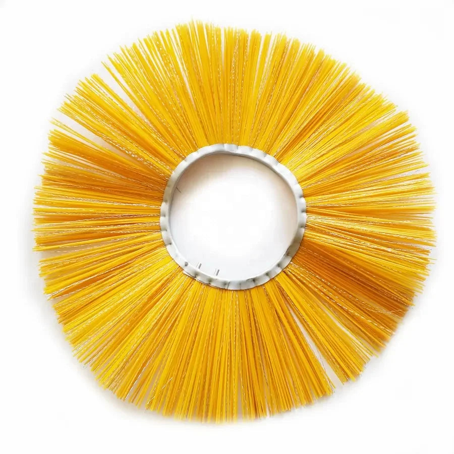 Zhenda Factory Customized PP Zig Zag Convex-Concave Ring 162*560mm Road and Snow Sweeper Cleaning  Wafer Brush
