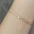 2025 Trendy Gold Plated Fashion S925 Luxury Jewelry Dainty Women Diamond Tennis Bracelet
