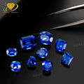 Large Stock High Quality Lab Sapphire Royal Blue Lab Grown Stones Mix Shape Oval Pear Round Heart Cut Lab Created Sapphire
