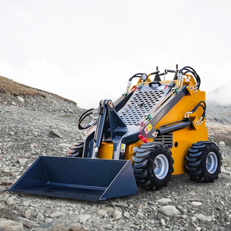 SAAO FREE SHIPPING Small Skid Steer Loader and Chinese Skid Steer Loader and Mini Skid Steer Grapple