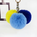 Newest Custom Pom Pom Keychain Wholesale Puff Ball Keychain Plush Key Chains
