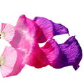 Customizable 1.8m Oriental Belly Dance Performance Fans Multicolored Folding Silk Training Dancewear Accepts Custom Length Color