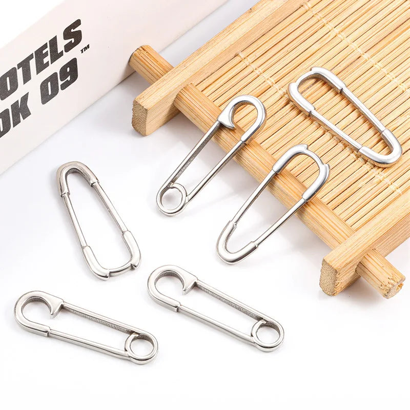 Jewelry Pin Pendant No Fade Wholesale Diy Sewing Tools Accessory Metal Stainless Steel Silver Safety Pin for Garment
