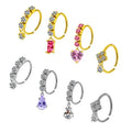 Gaby Nose Hoop Stainless Steel Hoop Dangle Gold Nose Ring Bulk for Women Stainless Steel Piercing Wholesale Body Jewelry