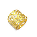 Metal Napkin Rings in Hollow S Pattern Home Furnishing and Wedding Accessories