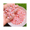 Kawaii Pink Ice Cream Heart Soft Polymer Clay Sprinkles 500g/bag Miniature Slime DIY Stuffing Embellishment