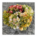Cheap Wholesale Artificial Flowers 12 Head Cymbidium Faberi Bundle Dekoration