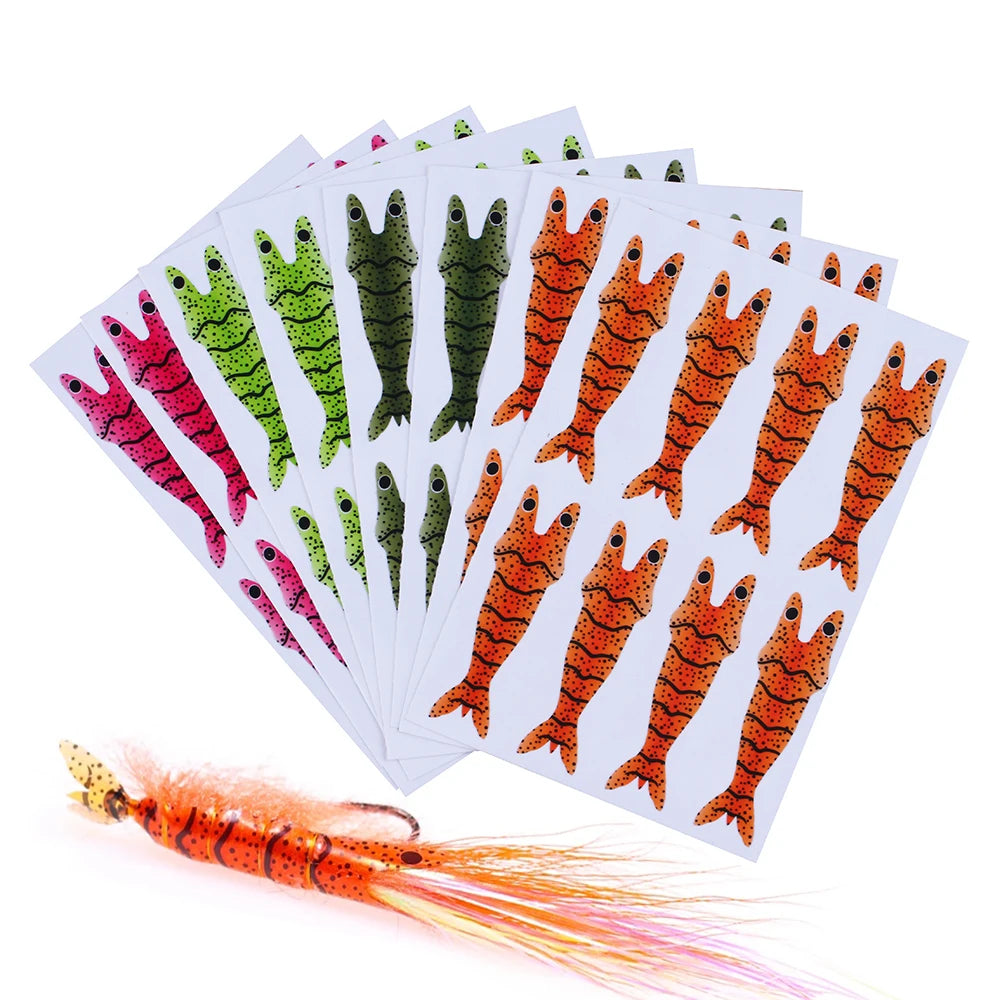 Realistic Shrimp Back Bug Fly Tying Thin Skin Scud Backs Segment Body Wrap Fly Tying Materials