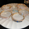 DAIHE Fashion Jewelry Women Friendship Copper Bracelet Multi-layer Zircon Adjustable Bracelet