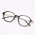 2022 High Prescription Myopia Glasses Women's & Men's Vintage Alloy Frame Pink Transparent Eyewear YT T7152 CE UV400 Certified