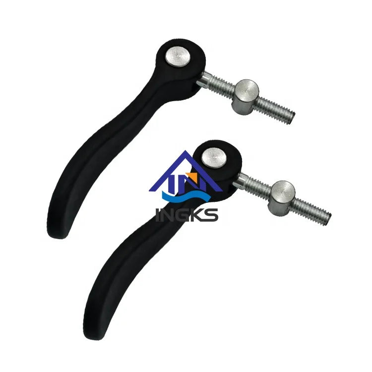 Reusable SS303 Red Electrostatic Spraying Adjustable 20MM Handle Clamping Levers With Eccentrical Cam