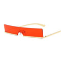 New Rectangle Sunglasses Women New Fashion Luxury Brand Designer Red Pink Clear Small Lens Personality Sun Glasses Shades UV400