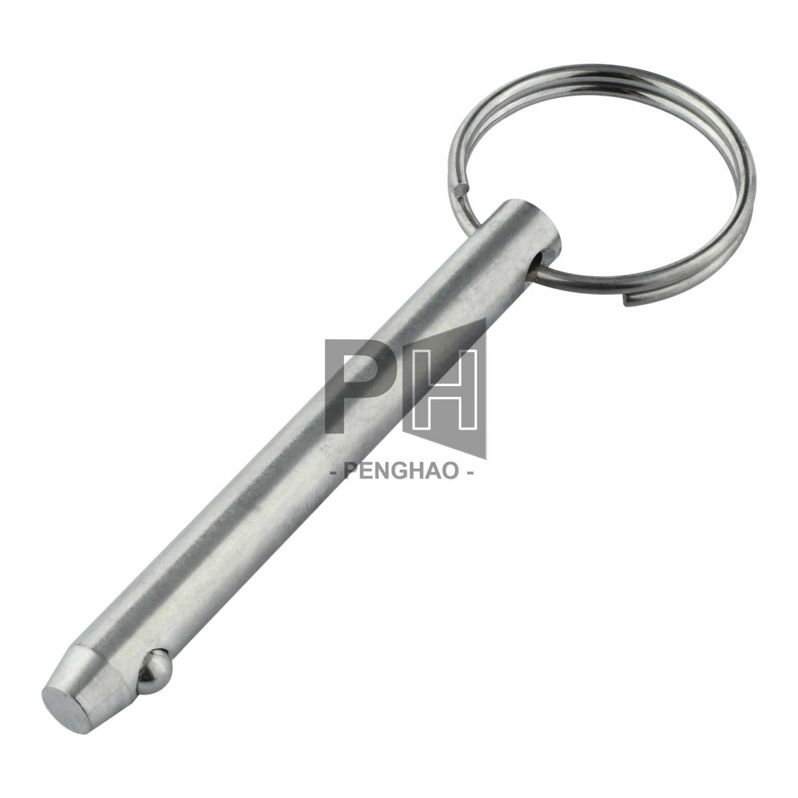 Coiled Spring Pins Loaded Plunger Strong Hold 304 316 Stainless Polished Quick Release Handle Spring Ball Lock Pin