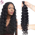 FH  Bohemian Braids Water Wave  Human Hair Bulk No Weft  Virgin Indian Hair Vendors  100g  Braiding Human Hair