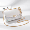 Hot Sell Pu Leather Bag for Women New Fashion Retro Contrast Color Messenger Bag Crossbody Bag