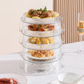 Plastic Circular 4 Layer Covers Insulation Cooked Food Tool Warm Keeper  Food Cover