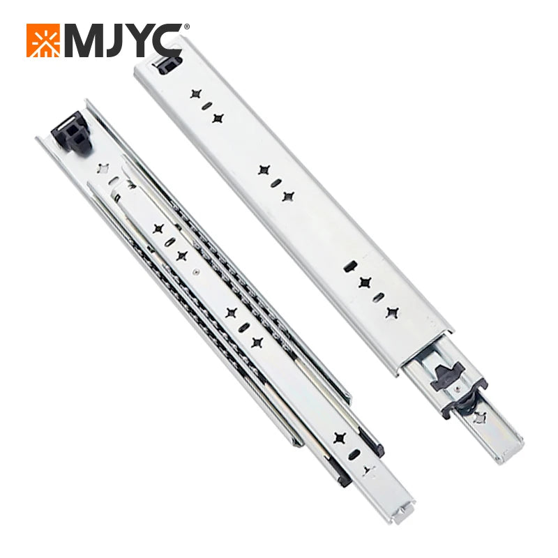 76mm Wide Slide Rail 3 Section Locking Heavy Duty for RV Industrial Machine Tool