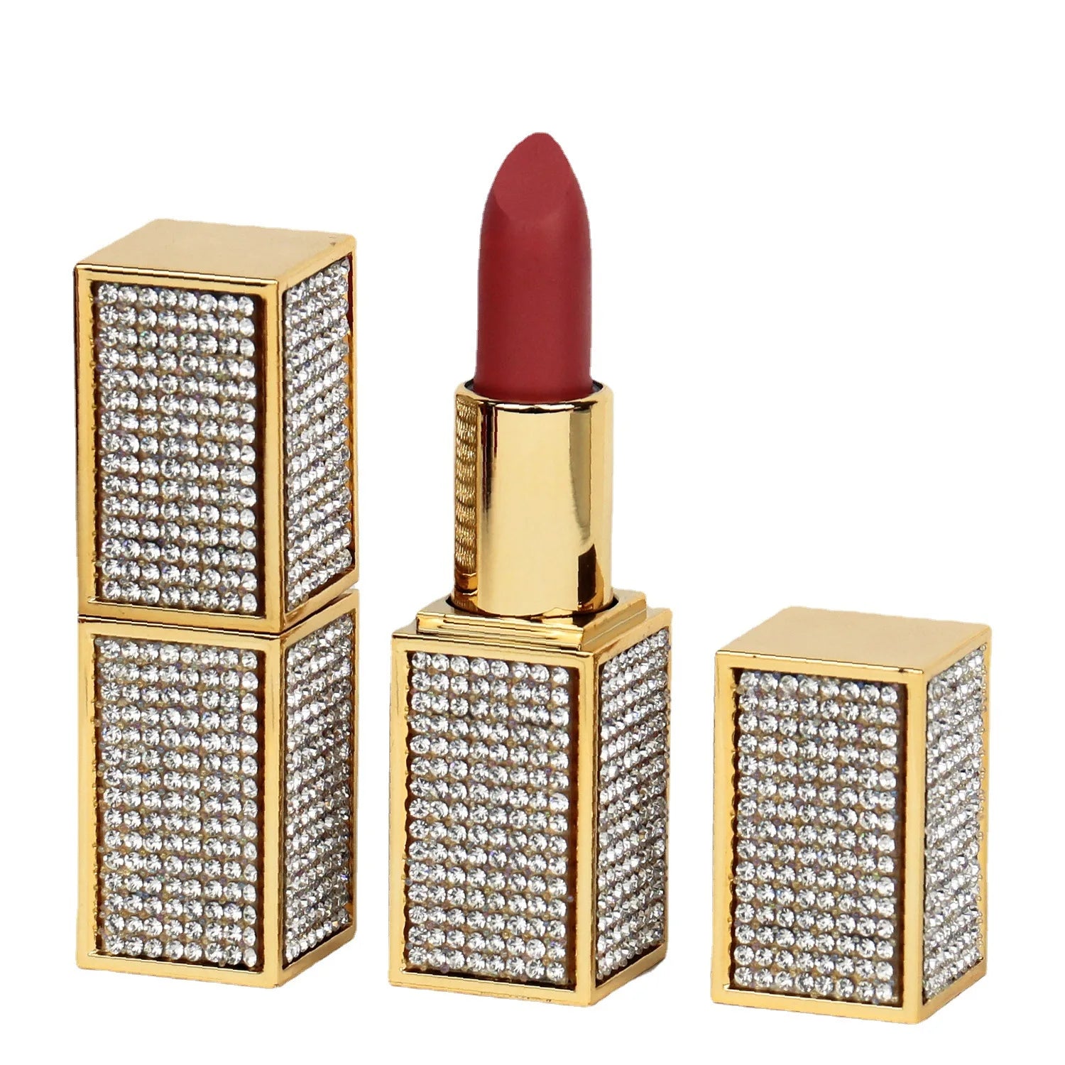 Lipstick Matt Waterproof Long Lasting Wholesale Customizable Lipstick Tubes Satin Longwear Lipstick