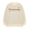 Custom Make OEM & ODM Men Sweaters Jacquard Pattern Pullover Knitwear Crew Neck Cotton Oversized Style Long Sleeves Knit Sweater
