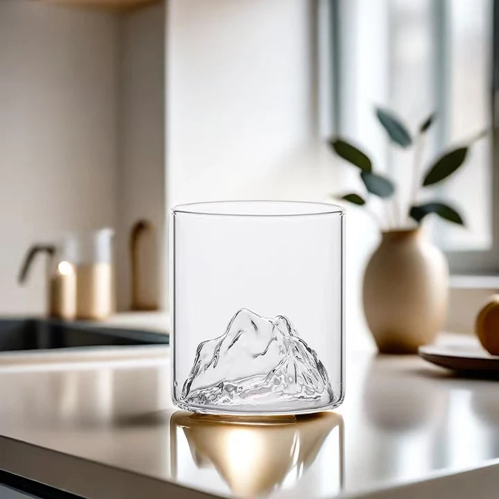 Round Shape  180ml/300ml Single Wall Glass Cup Brewing Mountain  Heat-resistant Single Layer Glass Tea Milk Cup Without Handle