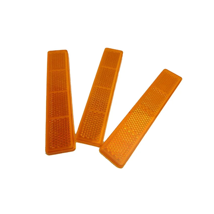 Traffic Safety PMMA Reflective Road Stud Yellow Cat Eye Reflect Driveway Marker Road Spike Highway Untearable