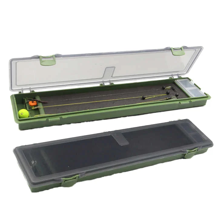 Selco SGH-HJCB08 Portable ABS Carp Fishing Gear Box Wholesale Rig Storage Box for Lake Stream River Fishing