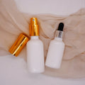 50ml Cylinder 30ml Opal White Glass Bottle for Essential Oil