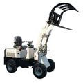 Multi Function Small Small Agricultural Wheeled New Energy Electric Loader With Grapple