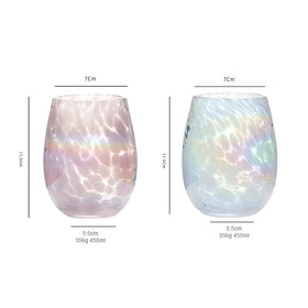 Wholesale Creative Colored Egg Shaped Juice Water Glass Cup