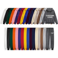 Custom Logo Oversized Unisex Heavyweight Cotton Sweatshirts Sweatpants and Hoodies Set for Men