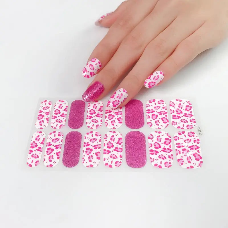 Wholesale 2D Type Trendy Nail Polish Strips Highest Quality Plastic Material Waterproof Feature