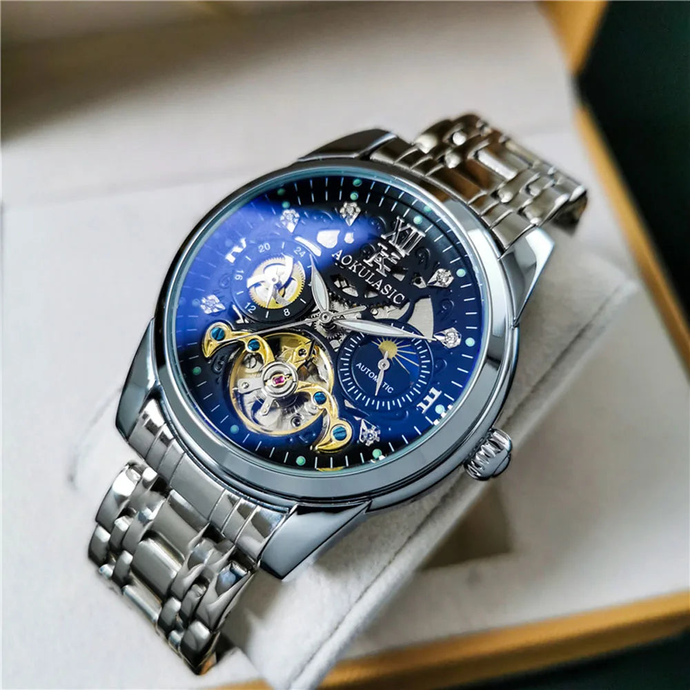 MECHANICAL WATCH Hombre Classic Brand Men's Watch Luxury  Mechanical Fashion Hollow   Relogio Masculino 2023
