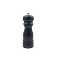 Cathylin OT20345 Eco Friendly Small Wood Manual Turning Hand Mill Matte Black Bottle Salt Pepper Grinder Set for Black Pepper