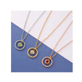 Newest Crystal Birthstone Pendant for Women Mom Birthday Jewelry Gift Gold Plated Clavicle (Contain Necklaces Chains)