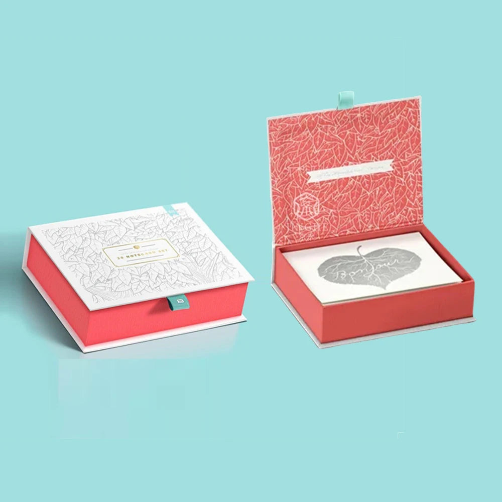 Custom Logo Book Shape Wig Paper Gift Box Withe EPE Foam Magnetic Paper Box with Ribbon for Watch
