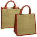 Portable Sack Linen Yellow Sack Green Shopping Bag High-end Packaging Bag Antique Burlap Handbag