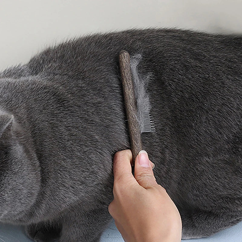 Stainless Steel Pet Comb Easy-to-Use Flea Comb for Cat Hair Removal and Knot Removal for Dog Beauty Cleaning Pet Supplies