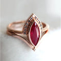 2022 New Arrive Ring   Gemstone Ring  Red Jewelry Ring Manufacturers Direct Sales