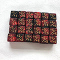 Bulk Magic the Game Acrylic Polyhedral Square D6 16mm Six-Sided Dice Counter