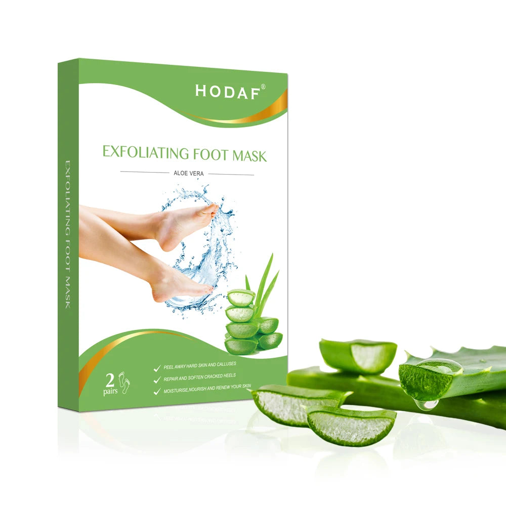 Hodaf Hot Selling Foot Mask Exfoliating and Moisturizing Peeling Moisturizing and Nourishing Foot Mask