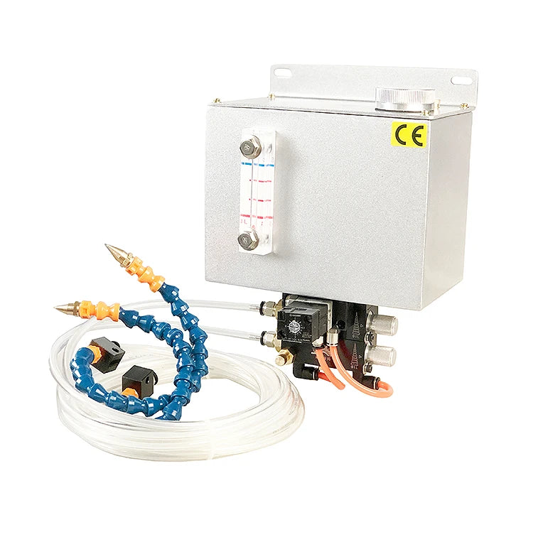 Minimum Quantity Lubrication MQL Near Dry Machining NDM Cooling Pump Coolant Sprayer for Engraving Router Metal Cutting