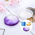Silicone Resin Mold 6 Piece Coasters Epoxy Resin Casting Mold Orientation Round Oval for Coasters Tray for Home Decoration