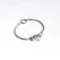 Custom Snake Chain Beaded Bracelet with Pearls Dainty Layering Jewelry for Girls Trendy Personalized Bangles
