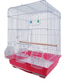 Portable Outdoor Home Decorative Parrot Breeding Cage Carrier Metal Bird Cages