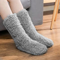 Custom Logo High Quality Women's Slipper Home Soft Cozy Winter Thick Fleece Lining Sherpa Fuzzy Sleeping Socks