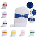 Hotel Wedding Banquet Polyester Sequin Chair Sash With Buckle Sashes for Hotel Chair Back Decoration