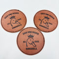 New Fashion 2024 Custom Leather Patch for Clothing Brand Name DIY Logo Cloth for Jacket Coats