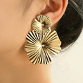 ZL-162 Wholesale Fashion Artificial Jewelry Earring Women Ear Jewelry Modern Big Flower Earrings for Girls