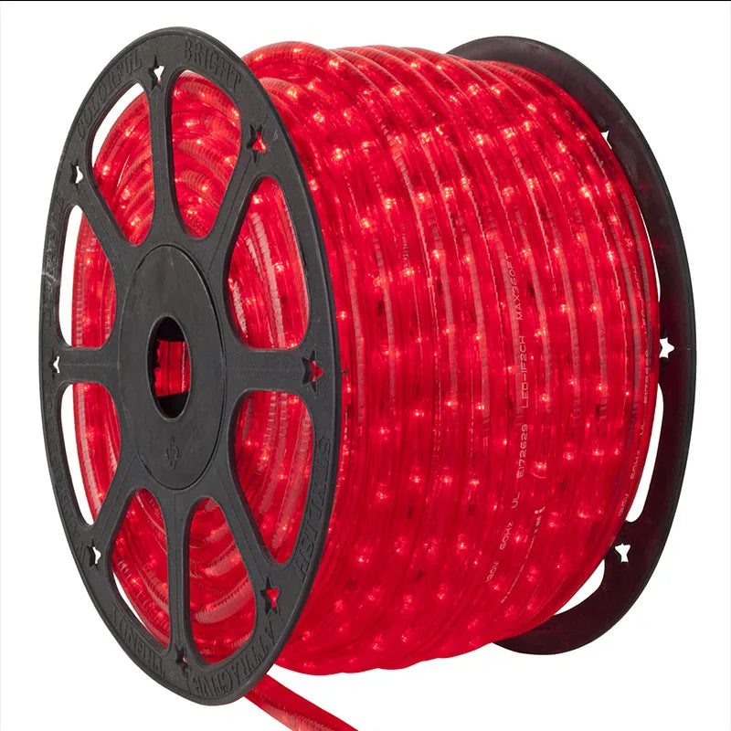 IP65 LED Rope Lights 50m 100m Outdoor Decor RGB PVC White Green Red Warm White Blue Yellow 220V Garden Decor
