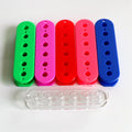 Donlis 4pc/set PC Plastic Humbucker Guitar Pickup Bobbins in Red Pink Blue Green Clear Purple Colors Screw Slug Sides